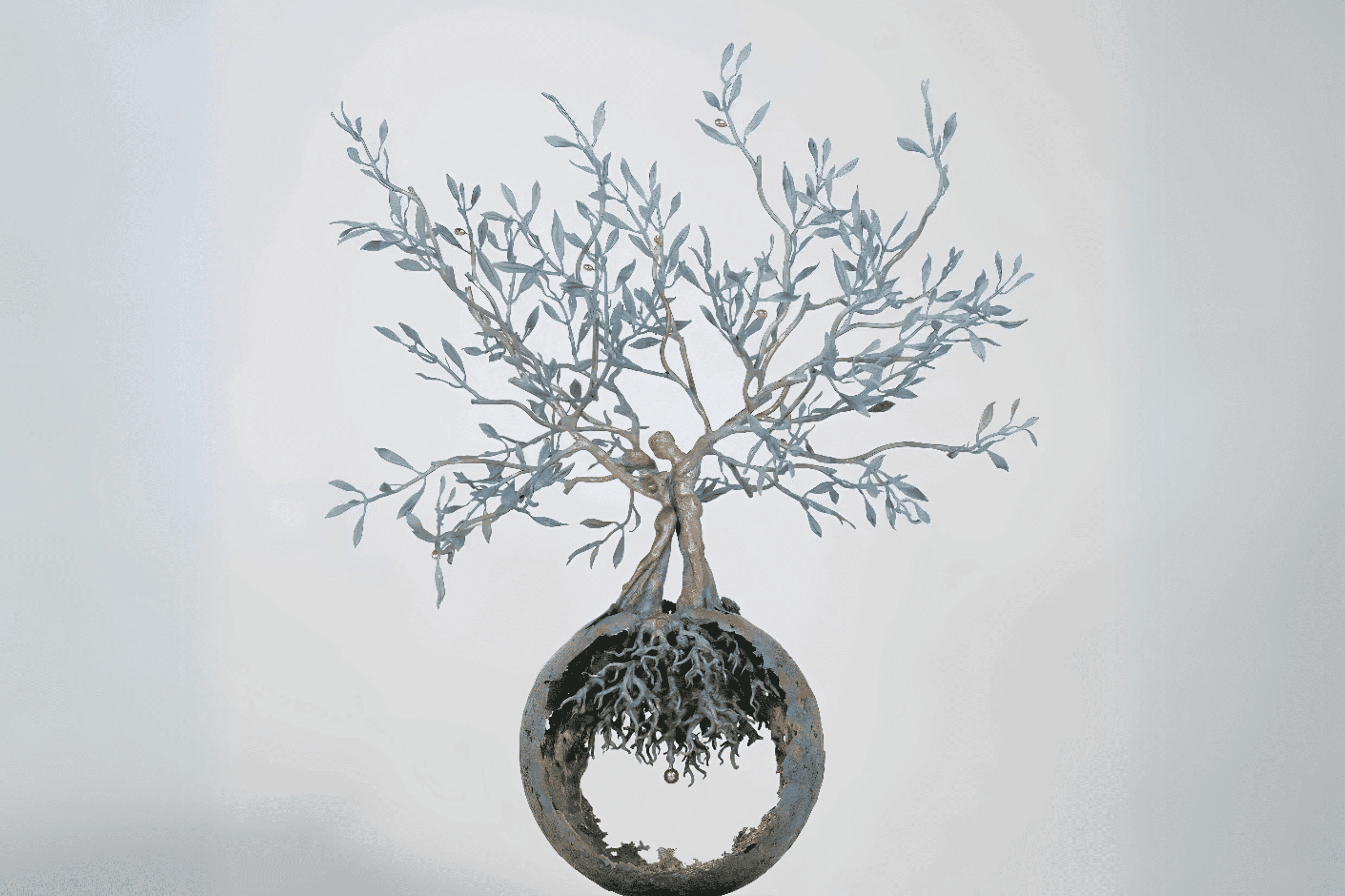 Arbre de vie aux branches multiples représentant la mémoire, l’accompagnement des personnes âgées et les troubles cognitifs